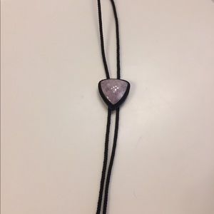 Semi-precious stone adjustable necklace